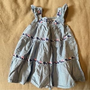 The Children’s Place | Embroidered Denim Dress